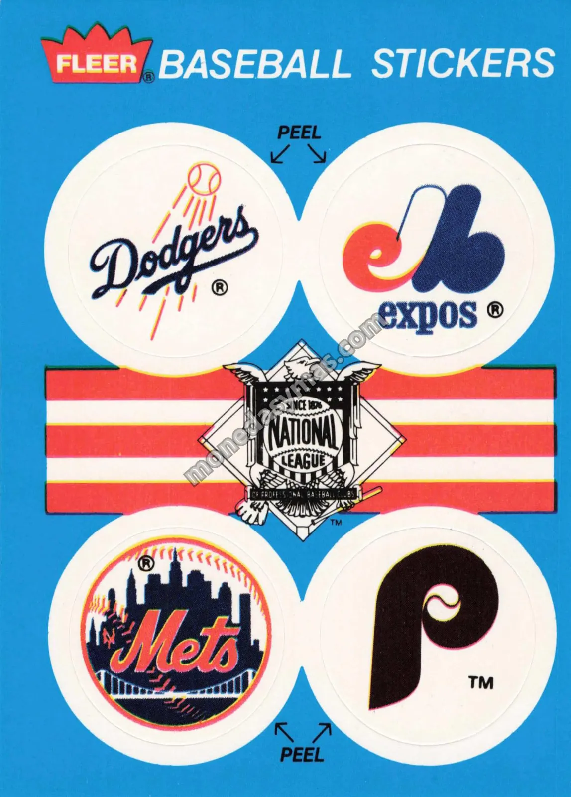 1989 Fleer Team History New York Mets