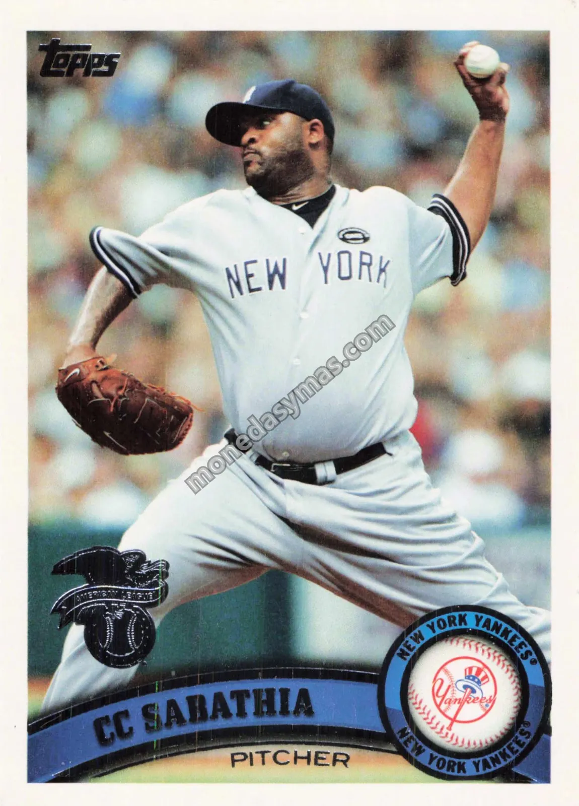 2011 Topps CC Sabathia #AL8 (New York Yankees)