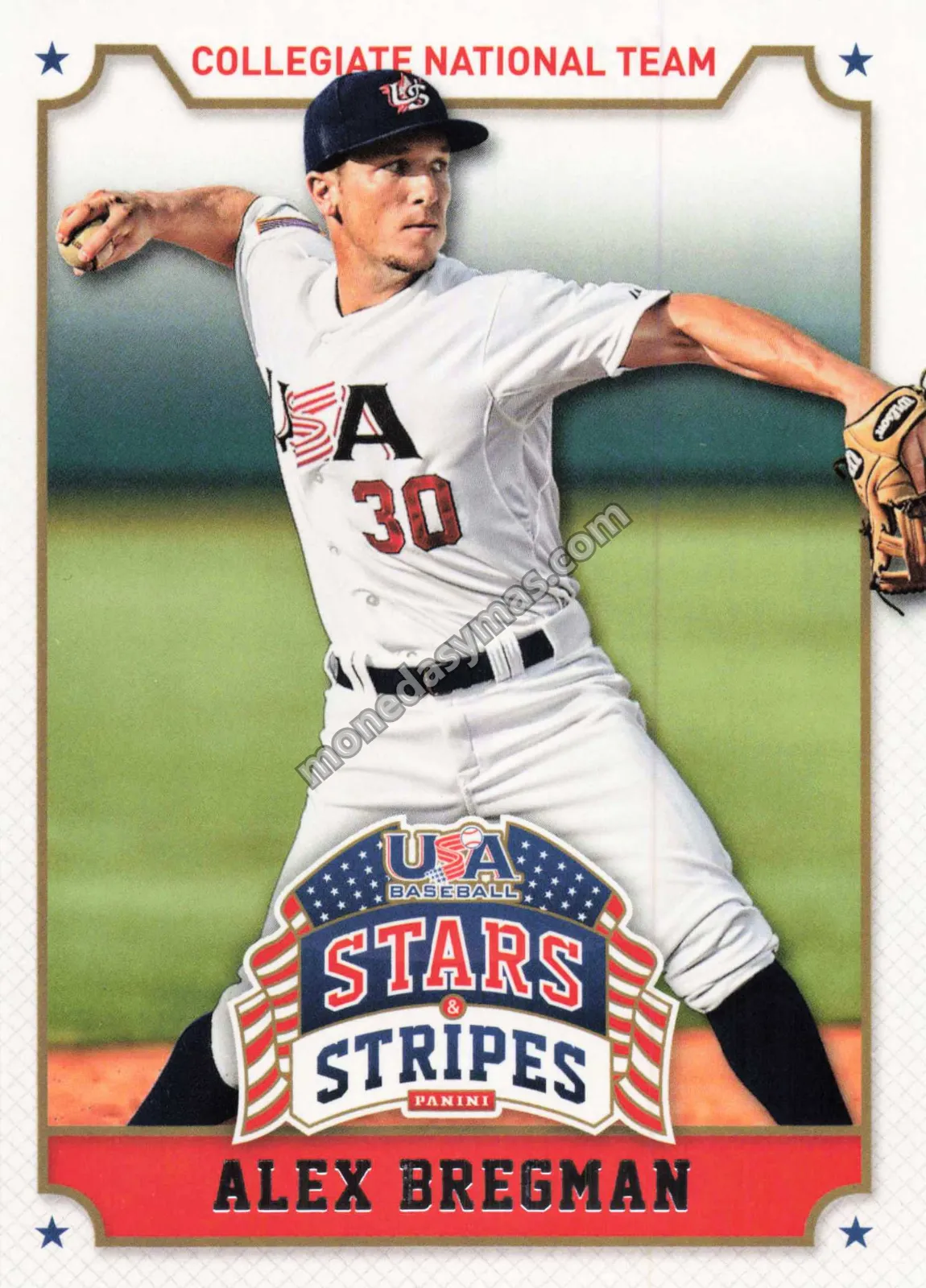 2015 Panini USA Baseball Stars & Stripes Alex Bregman #6