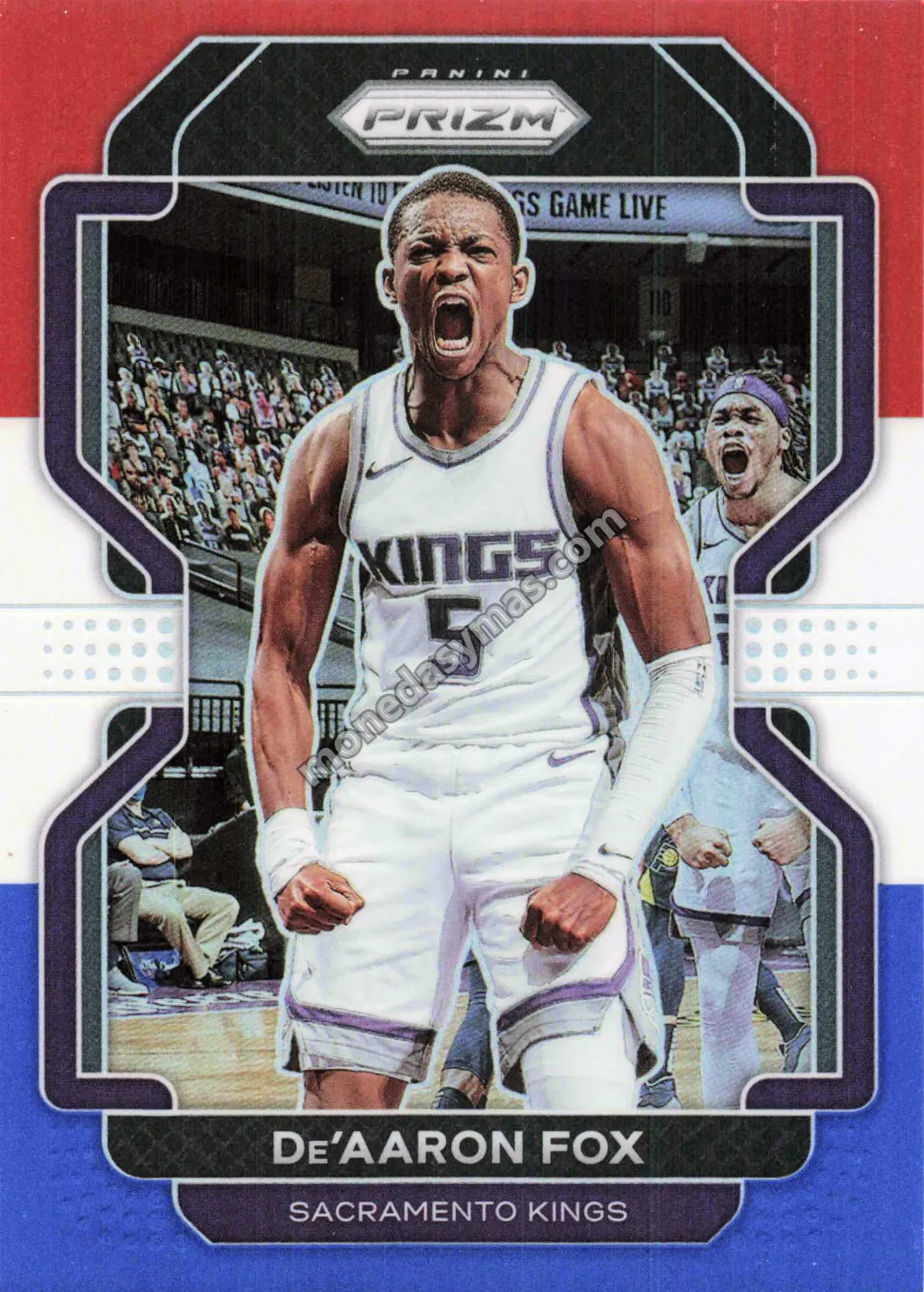 2021-22 Panini Prizm De'Aaron Fox #148 (Sacramento Kings)