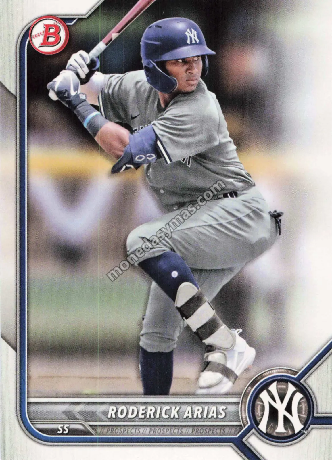 2022 Bowman Roderick Arias 1st Bowman Prospect #BD-79 (New York Yankees)