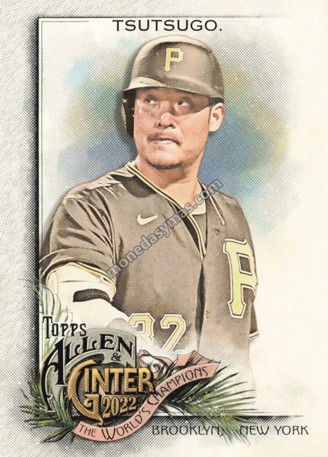 2022 Topps Allen & Ginter Yoshi Tsutsugo #310 (Pittsburgh Pirates)