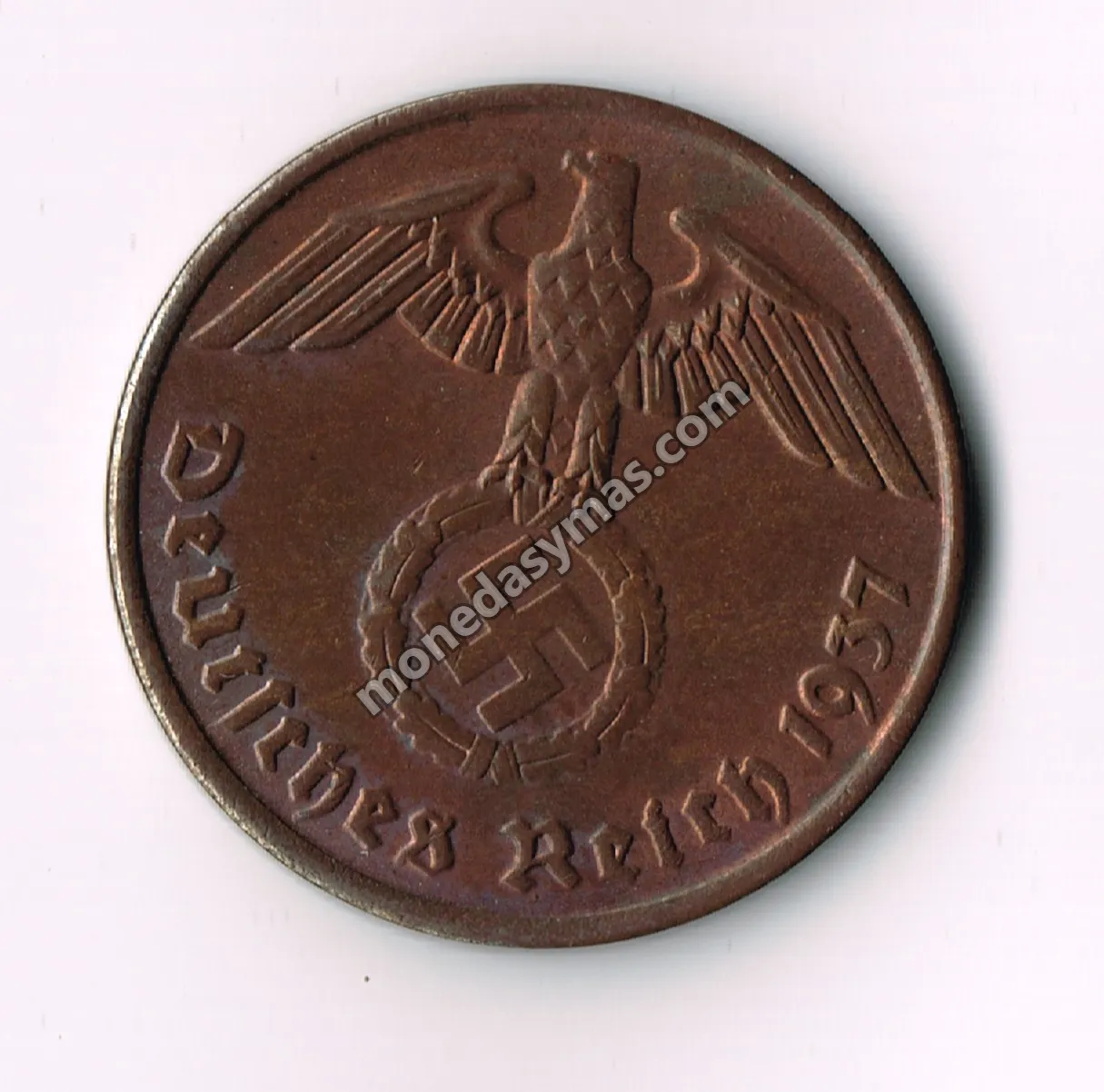 Alemania 2 Reichspfennig 1937-A