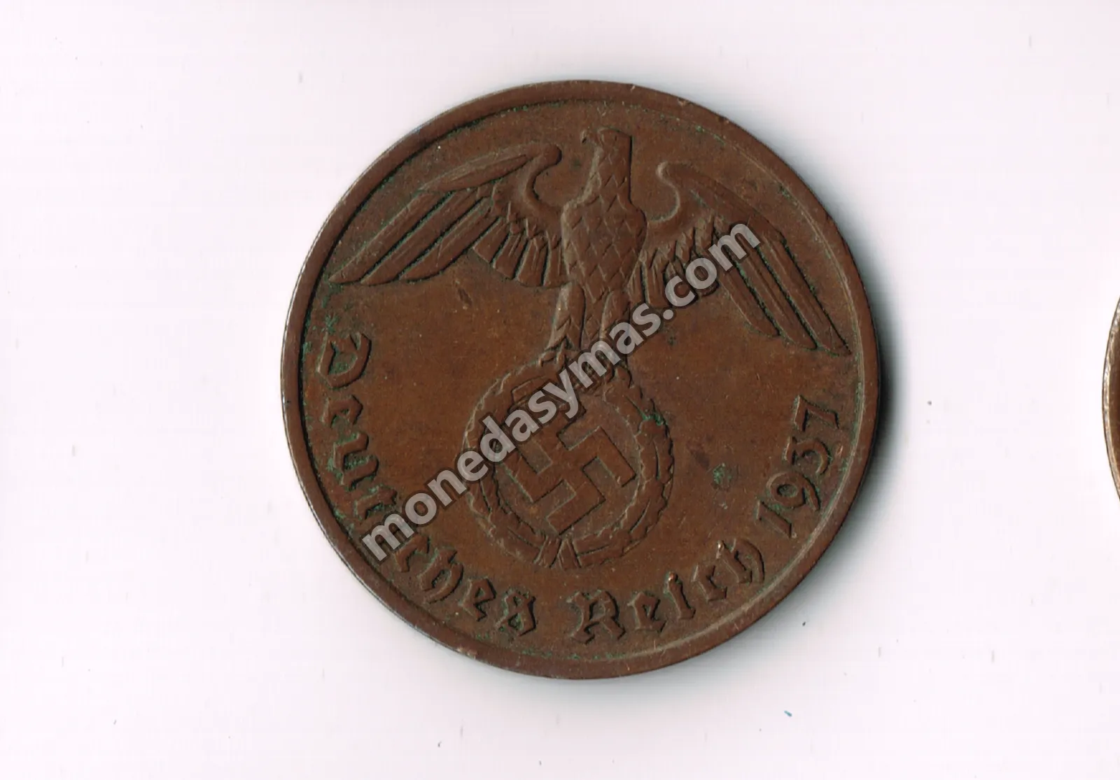 Alemania 2 Reichspfennig 1937-A