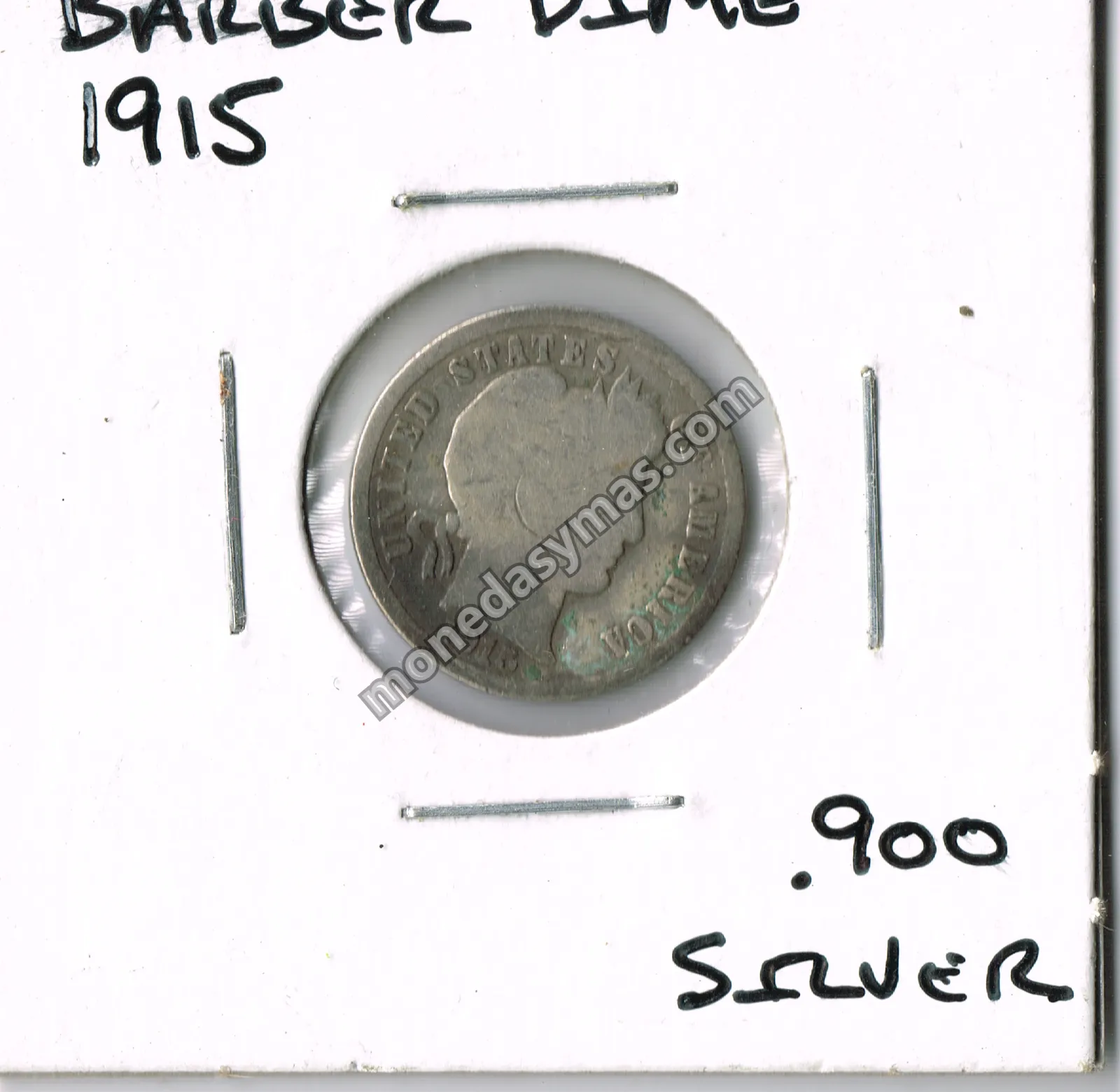 Barber Dime 1915