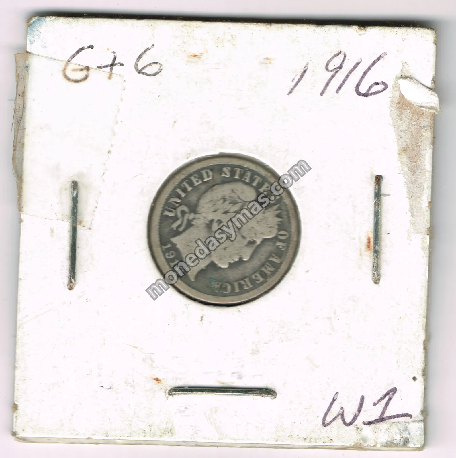 Barber Dime 1916