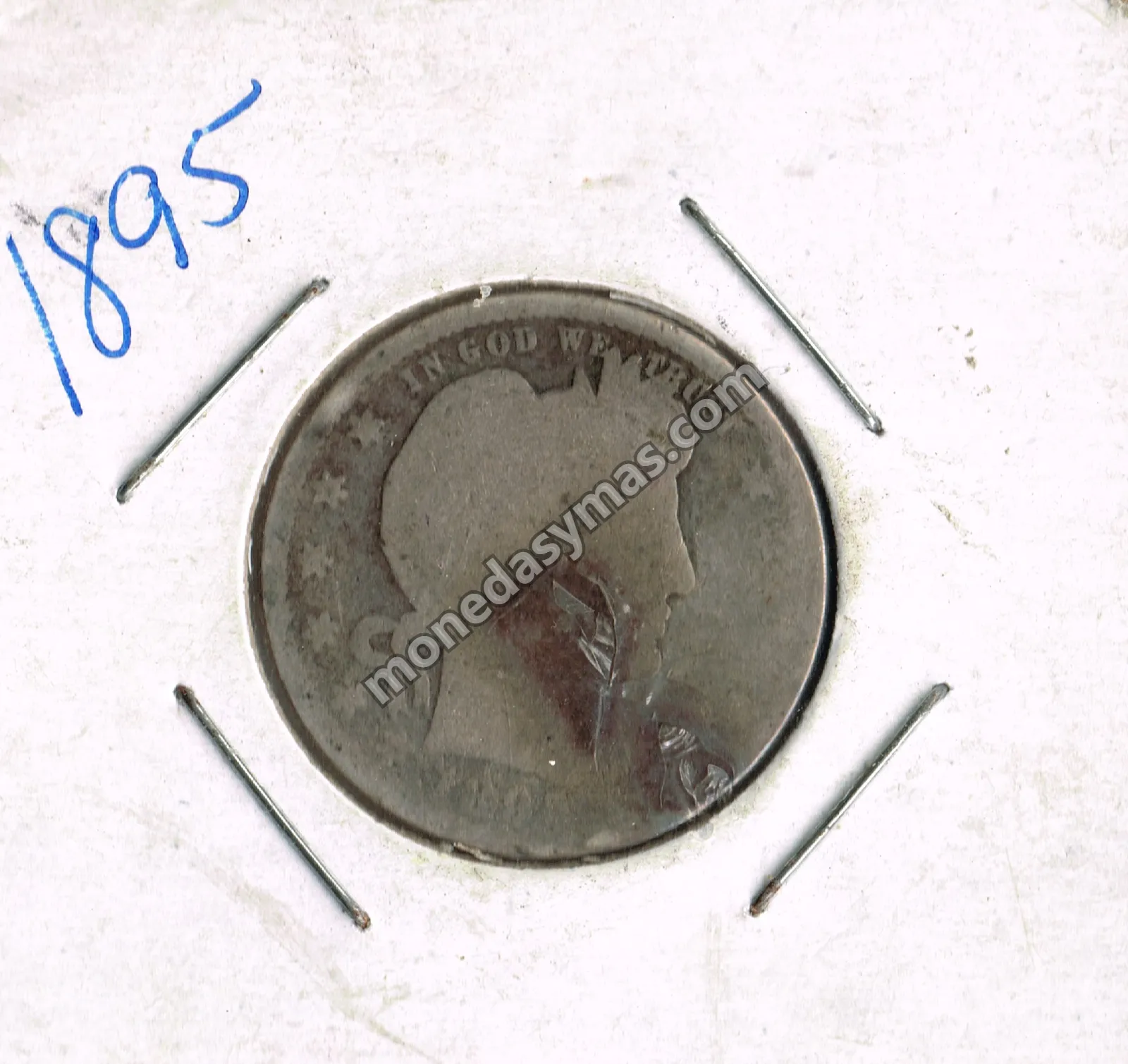 Barber Quarter 1895 (Plata 90%)