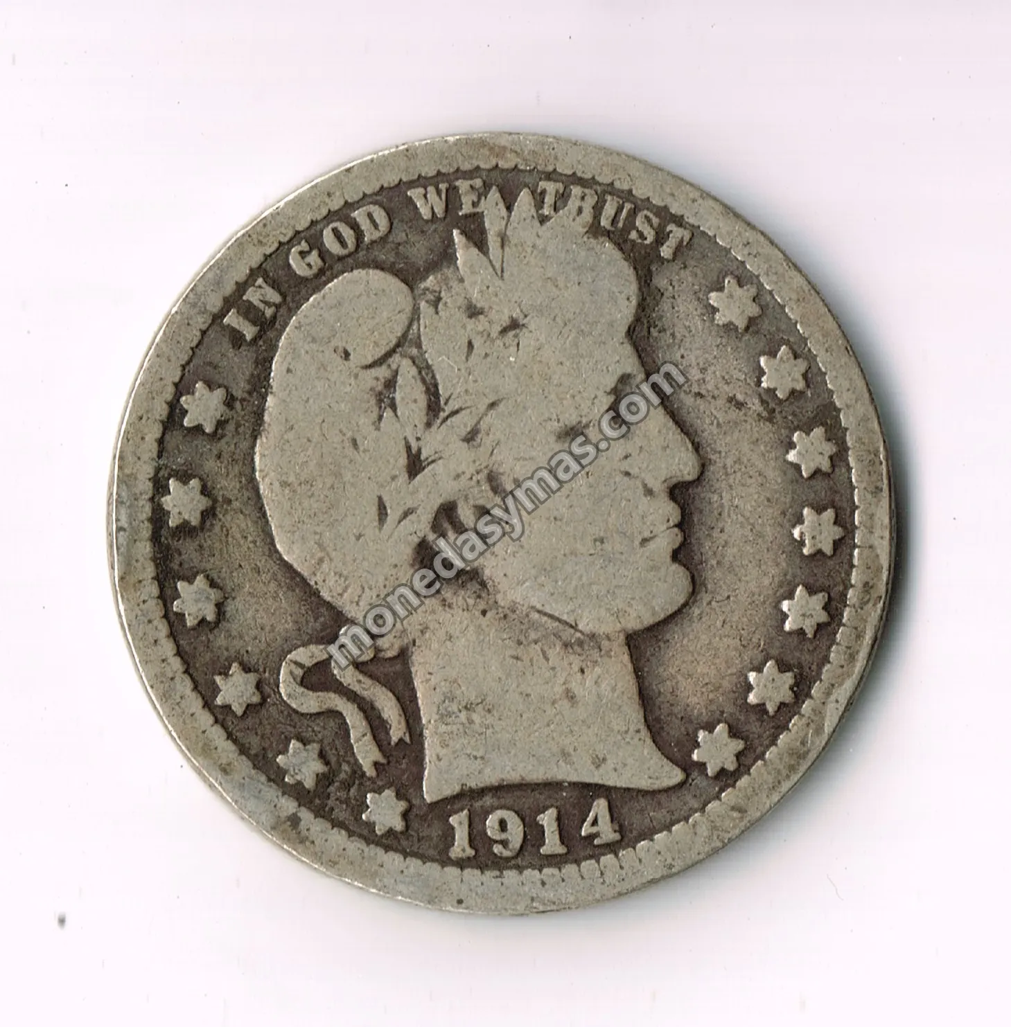 Barber Quarter 1914