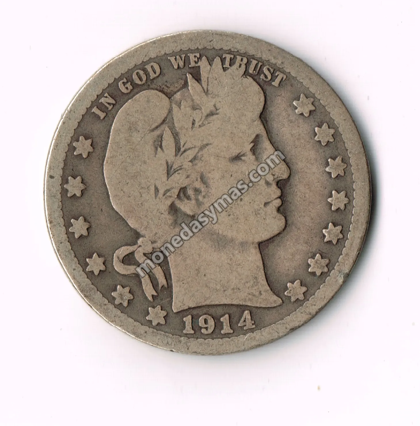 Barber Quarter 1914