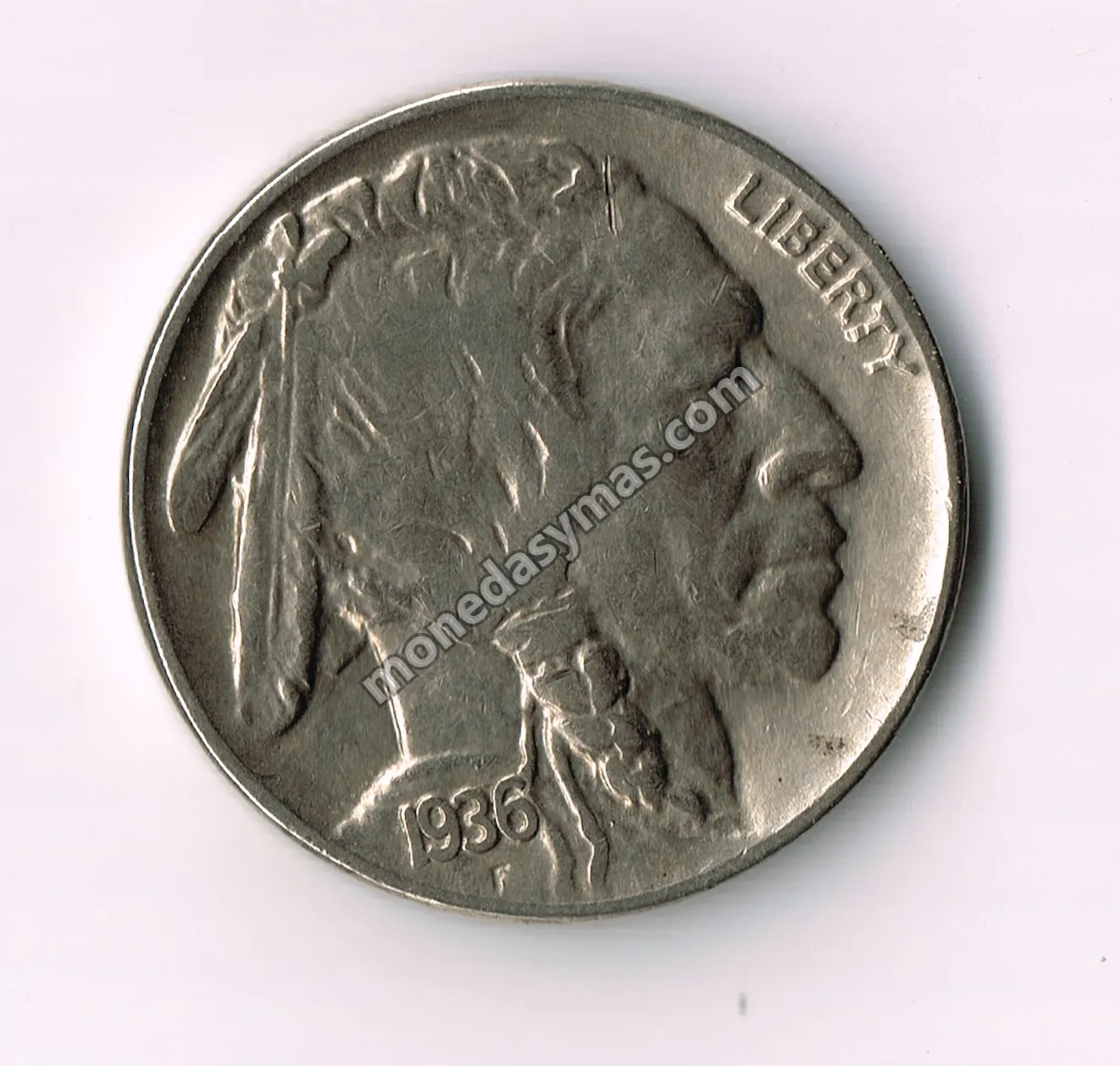 Lote Par Buffalo Nickels 1936 y 1937