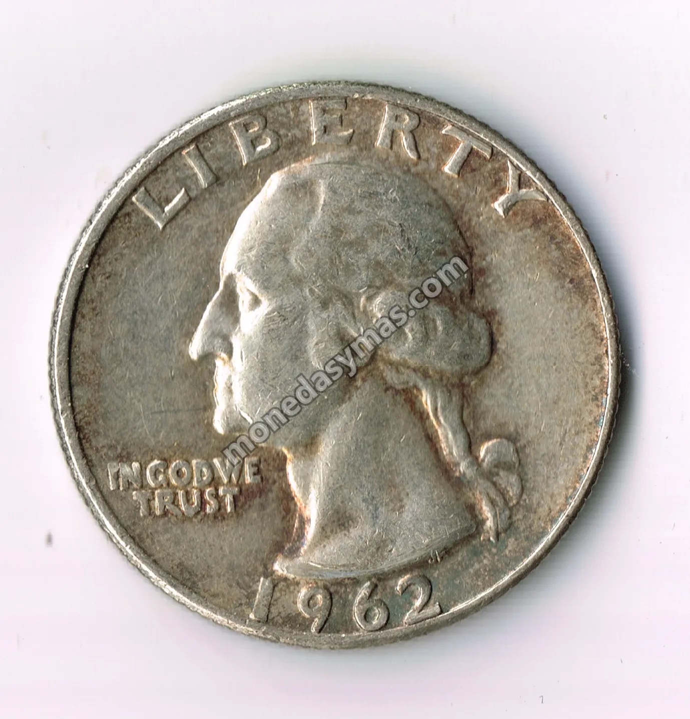 Washington Quarter 1962-D (Plata 90%)